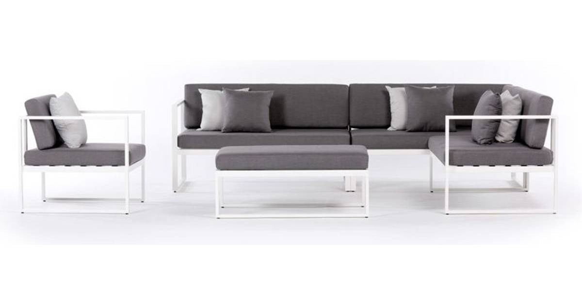 Sensum Skepparholmen Loungesæt, 1 borde inkl. 1 stole & 1 sofaer • Pris »