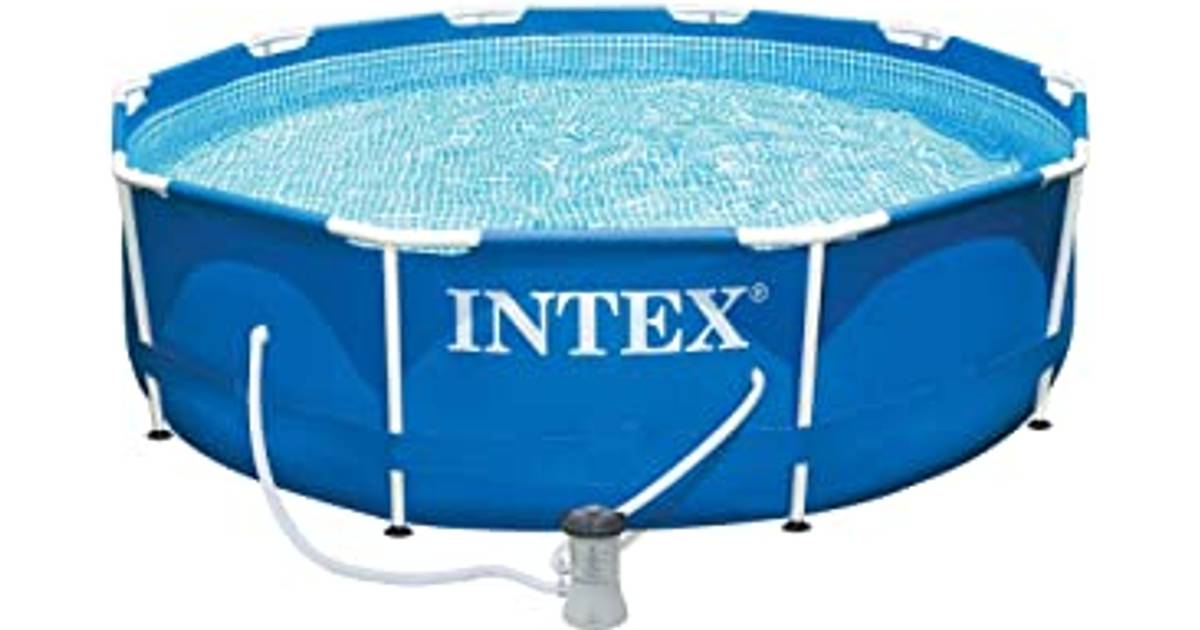 Intex Metal Frame Pool Set 300x76cm • PriceRunner »