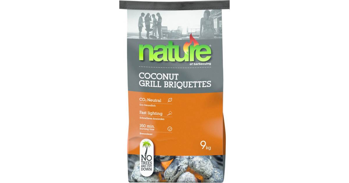 Nature Basic Coconut Grill Briquettes 9kg • Se priser hos os »