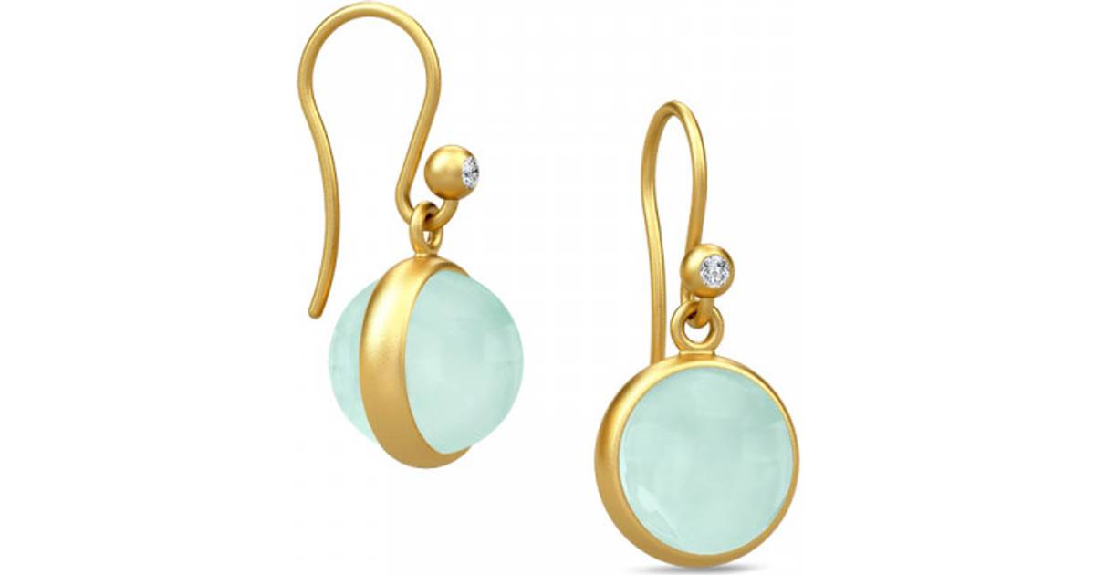 Julie Sandlau Prime Earrings - Gold/Green • Se pris »