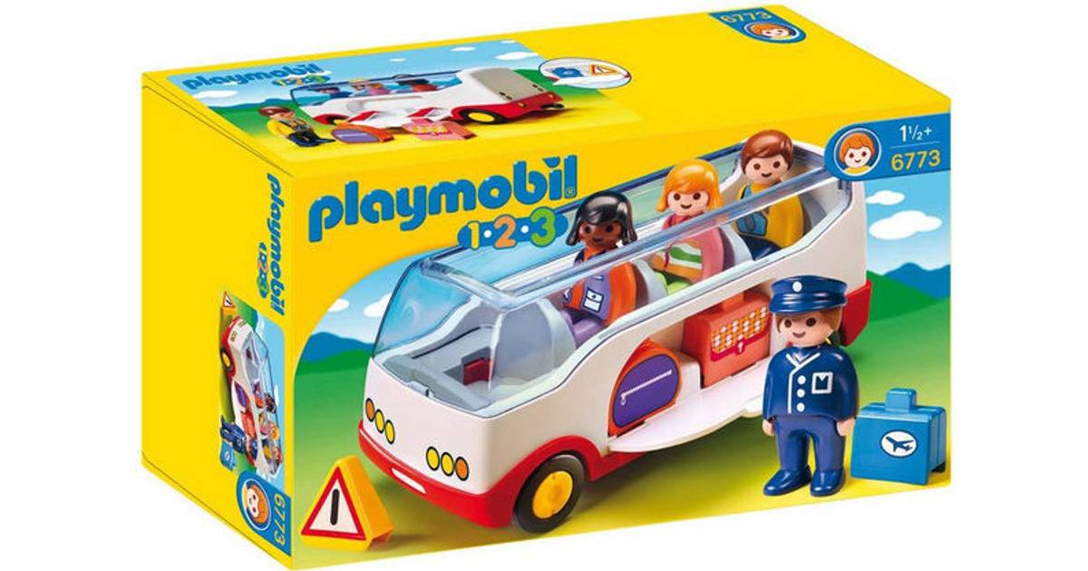 Playmobil 1.2.3 Lufthavn Bustransport 6773 • Priser »