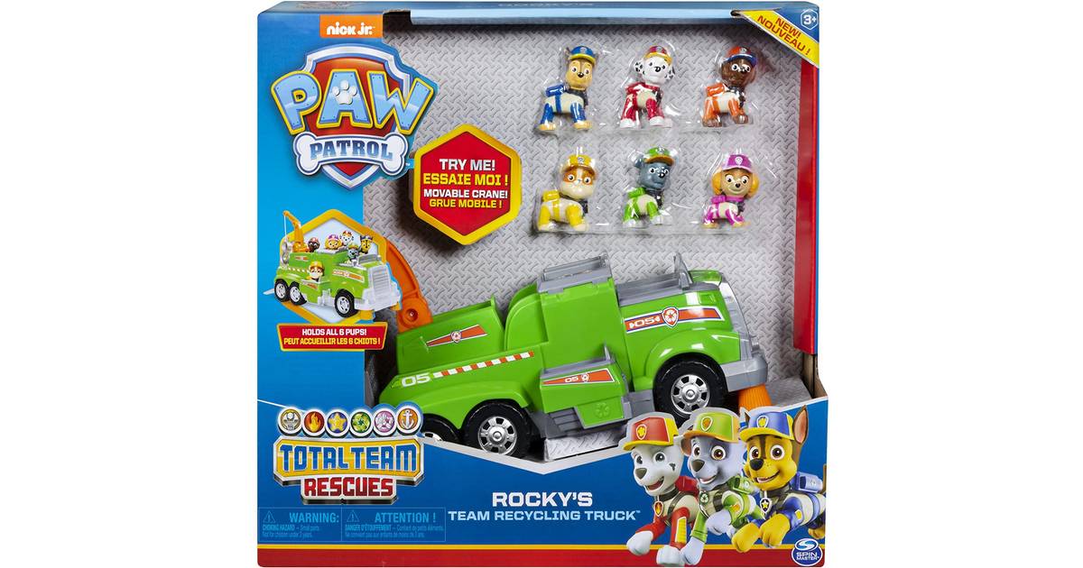 Spin Master Paw Patrol Rocky's Team Recycling Truck • Se priser nu »