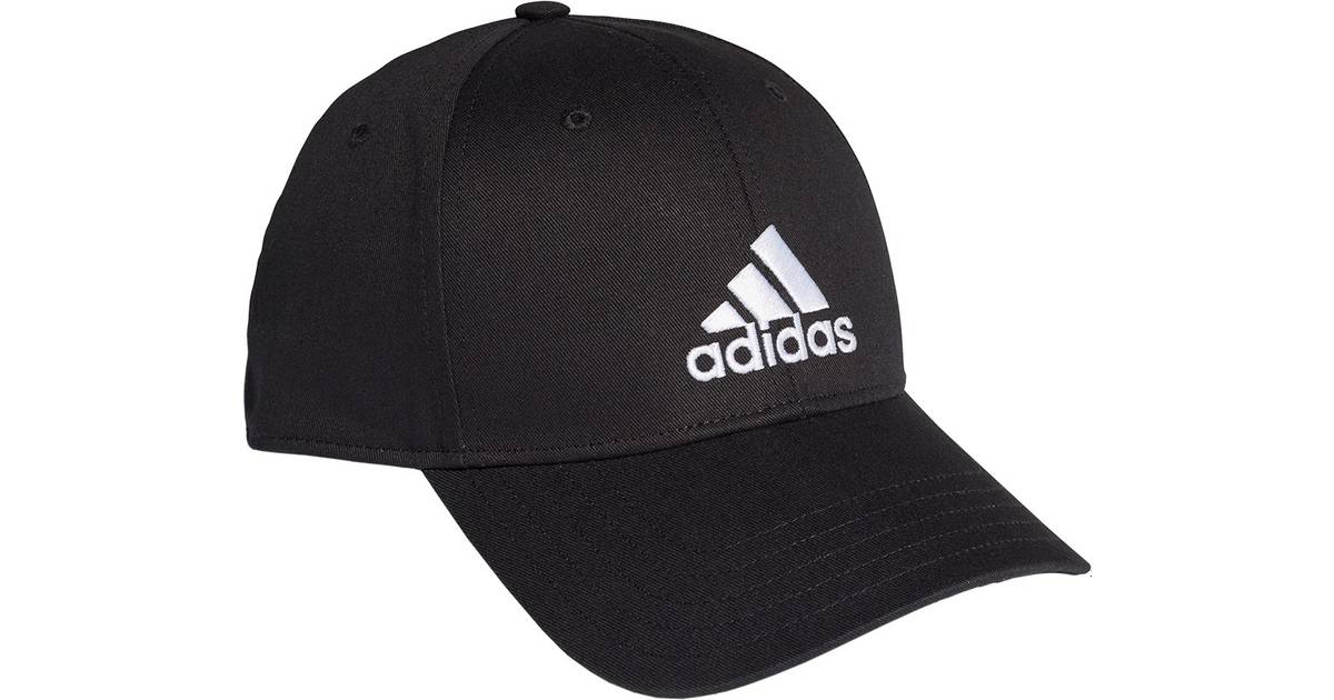 Adidas Junior Baseball Cap - Black/Black/White (FK0891)