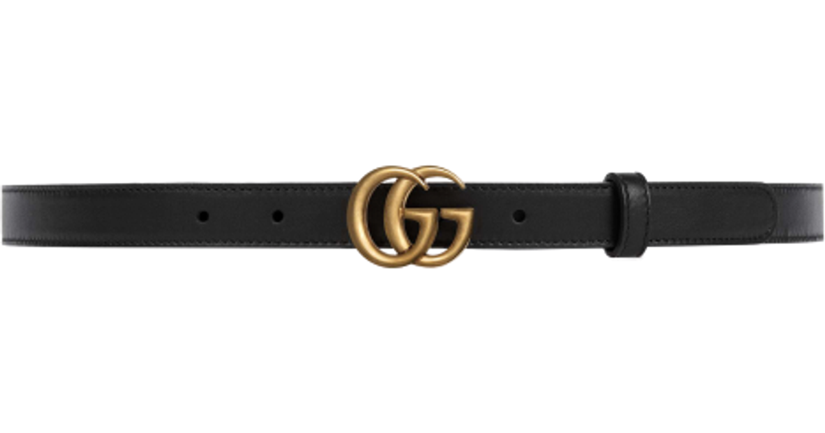 Gucci Double G Buckle Belt - Black • Se priser (1 butikker) »