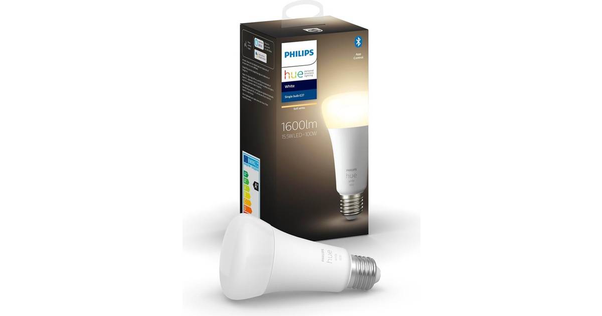 Philips Hue White LED Lamp 15.5W E27 • PriceRunner »