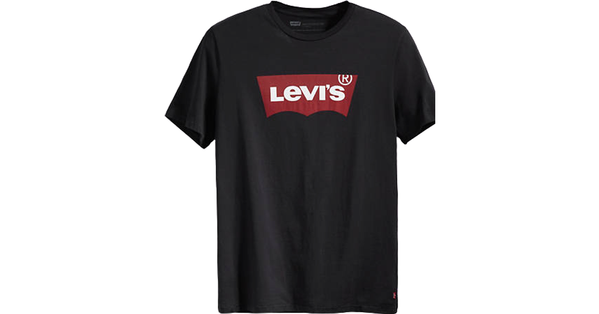 Levi's Housemark T-shirt - Black/Black • Se priser »