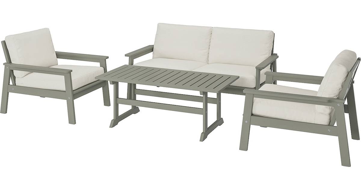 Ikea Bondholmen Loungesæt, 1 borde inkl. 2 stole & 1 sofaer • Pris »