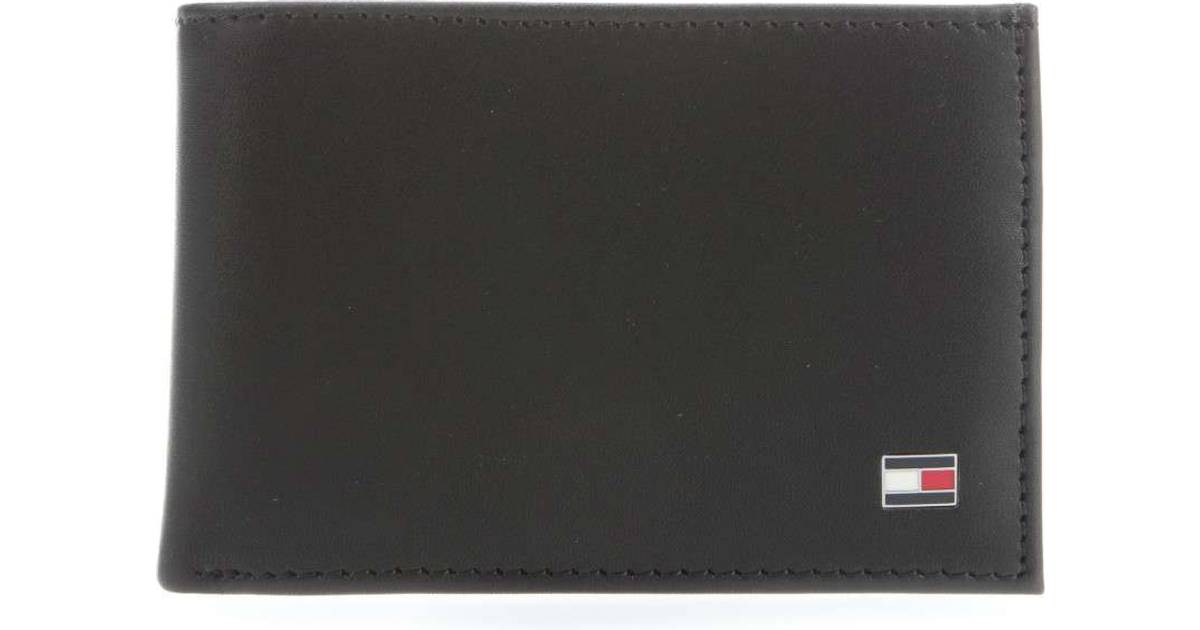 Tommy Hilfiger Eton Small Sleek Leather Wallet - Black • Pris »