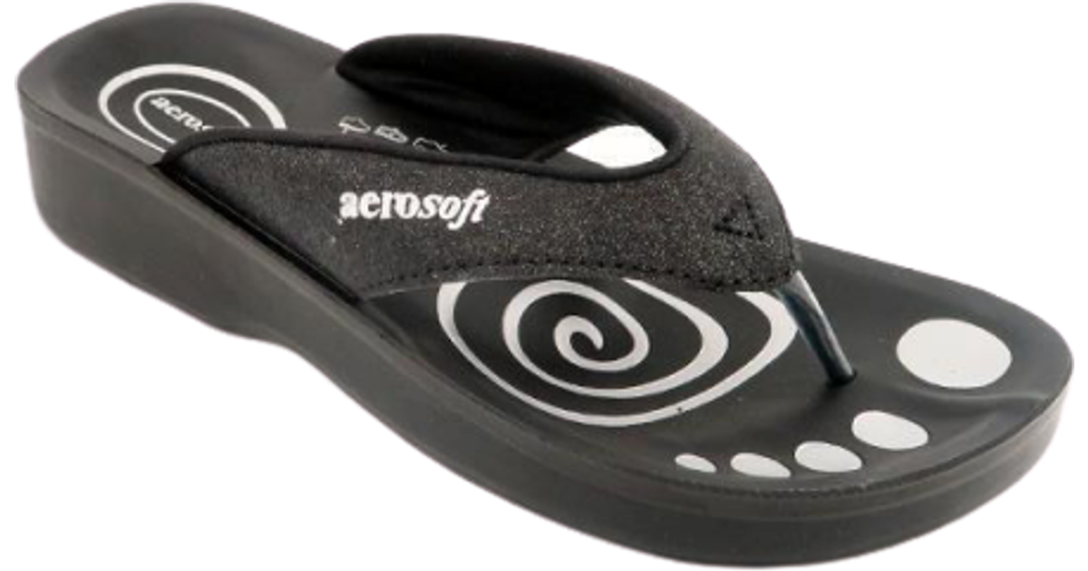 Aerosoft Sandal - Black • Se pris (1 butikker) hos PriceRunner »