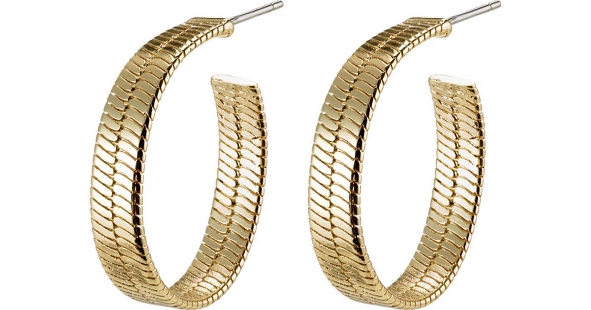 Pilgrim Noreen Earrings - Gold • Se priser (3 butikker) »