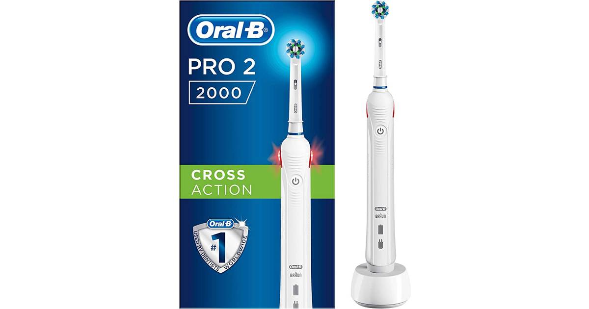 Oral-B Pro 2 2000N CrossAction (30 butikker) • Priser »