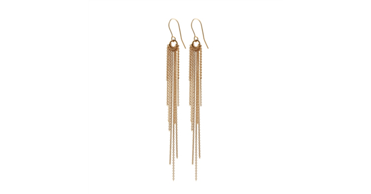 Pernille Corydon Rain Hooks Earrings - Gold • Priser »