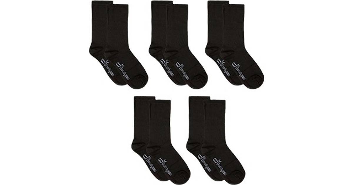 Boody Bamboo Socks 5-pack - Black • Se PriceRunner »