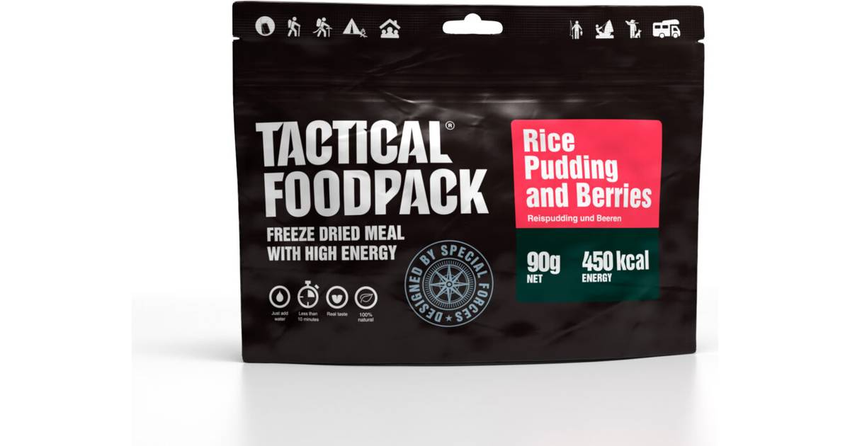 Tactical Foodpack Rice Pudding & Berries 90g • Pris »