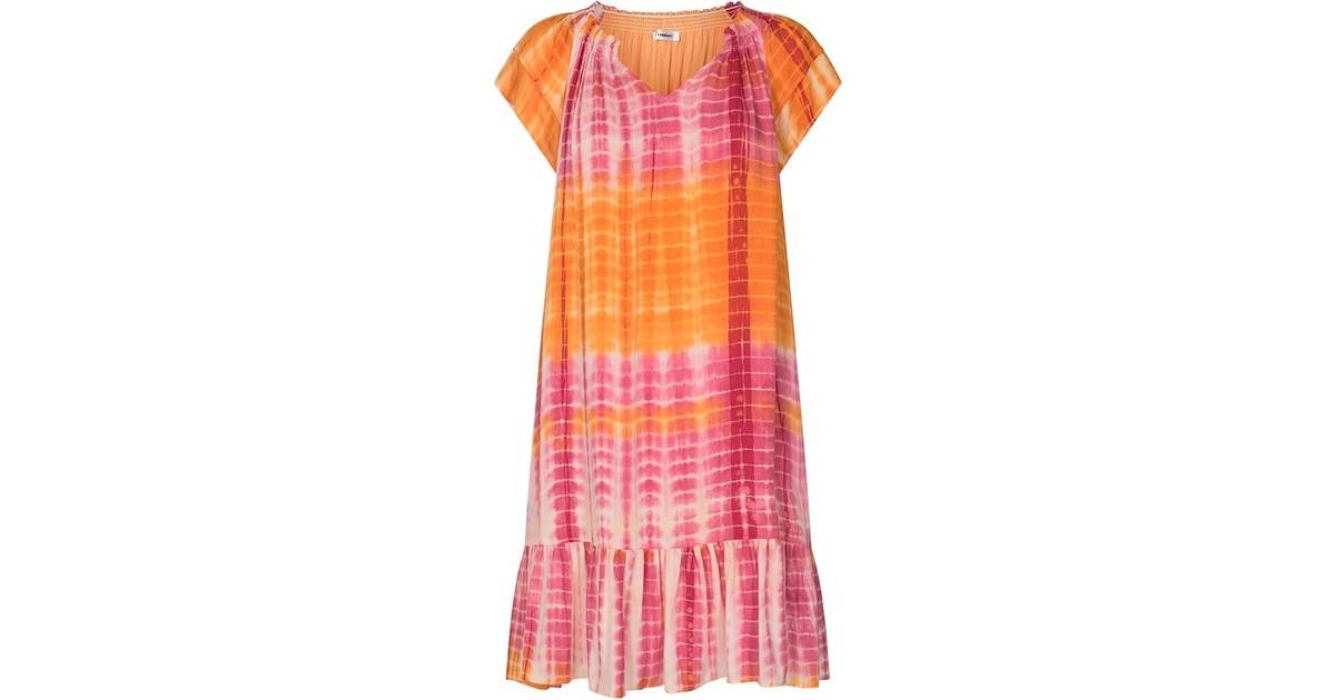 Co'Couture Sunrise Crop Tie Dye Dress - Flame • Se priser hos os »