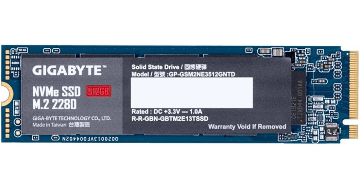 Gigabyte M.2 2280 NVMe PCIe x4 SSD 512GB • Se pris »