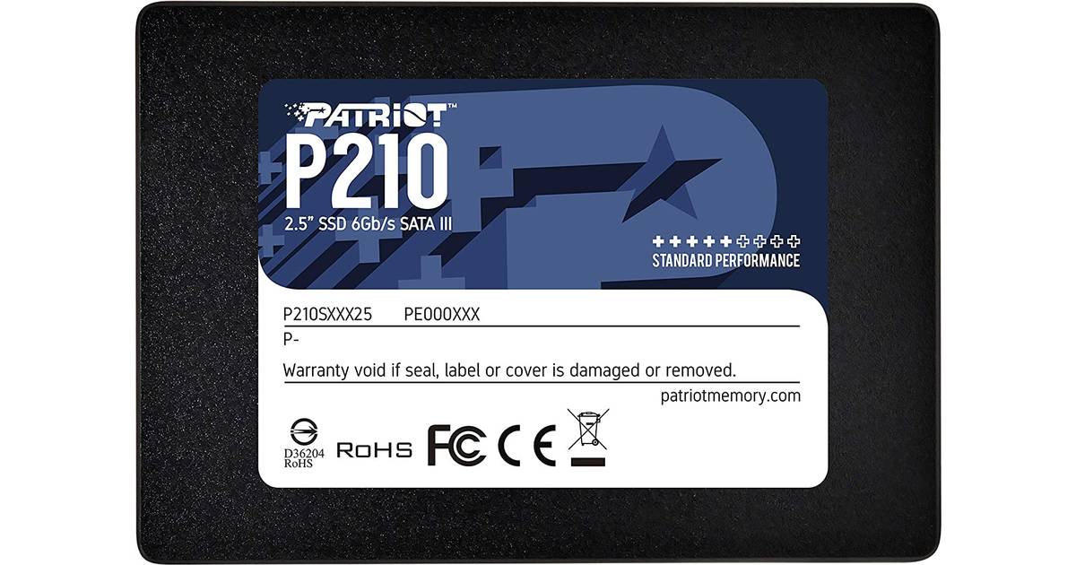 Patriot P210 P210S128G25 128GB (8 butikker) • Priser »