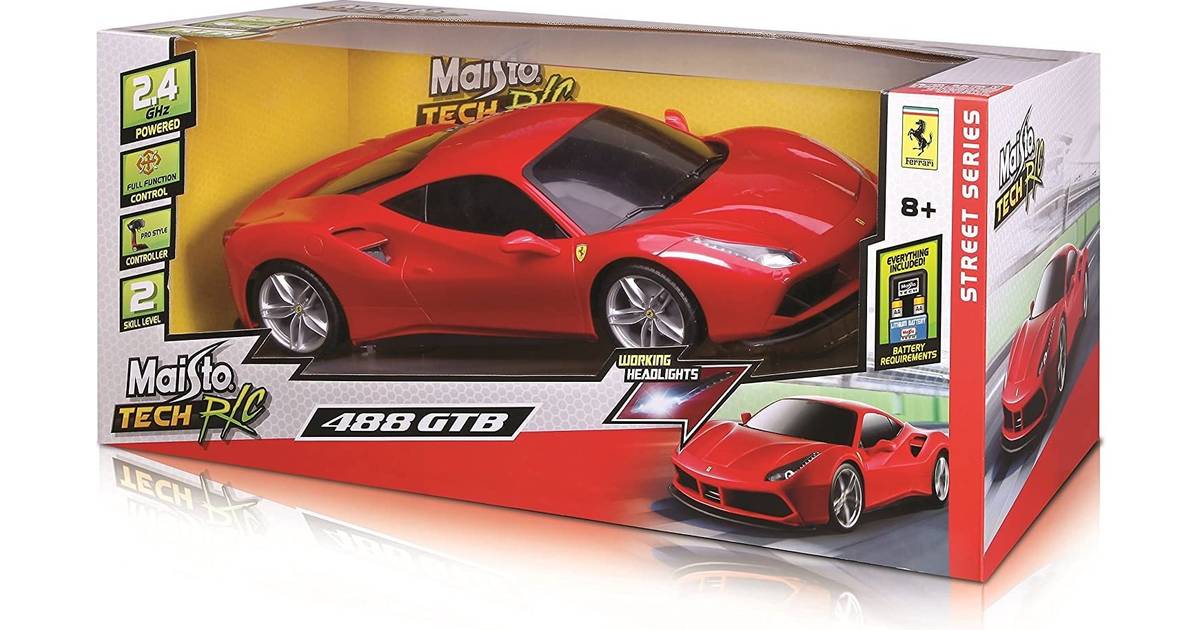 Maisto Ferrari 488 GTB RTR M82133 • Se priser (7 butikker) »