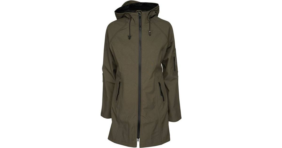Ilse Jacobsen 3/4 Raincoat - Army • Se priser (4 butikker) »