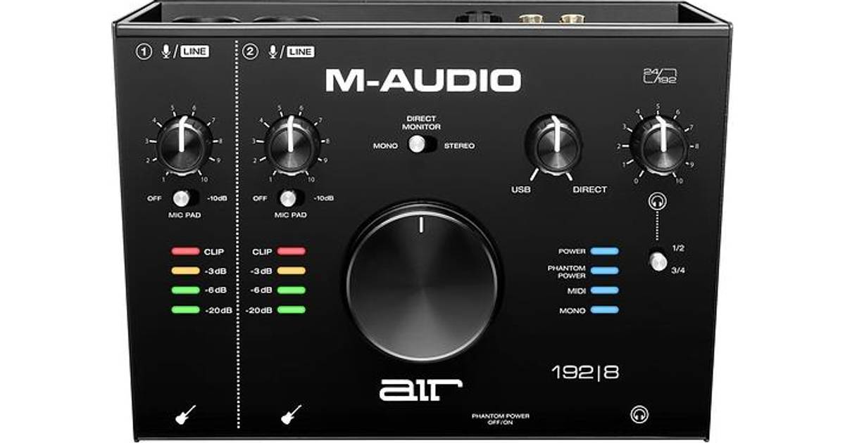 M-Audio AIR 192|8 (8 butikker) hos PriceRunner • Priser »