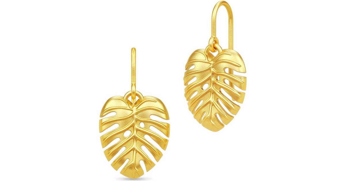 Julie Sandlau Philo Leaf Earrings - Gold • Se priser hos os »