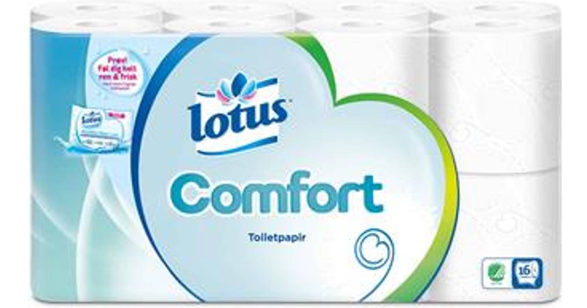 Lotus Comfort Toilet Paper 16-pack • Se PriceRunner »