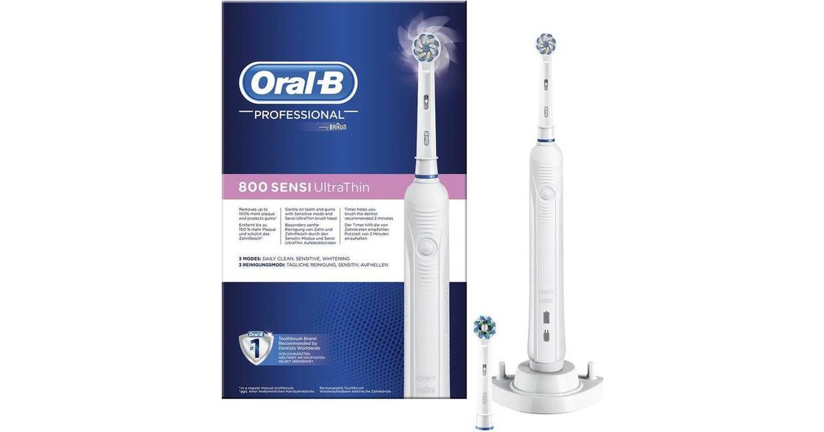 Oral-B Pro 800 Sensi UltraThin (7 butikker) • Priser »
