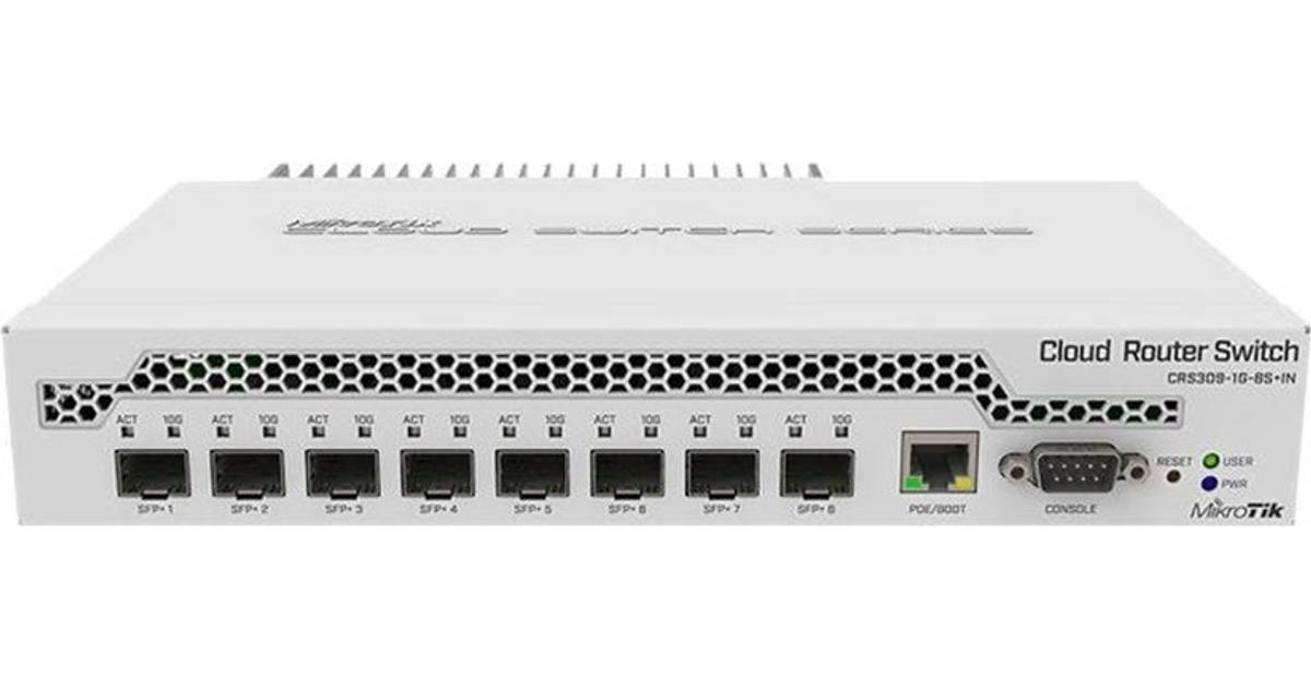 Mikrotik Cloud Router Switch 309-1G-8S+IN • Se pris »