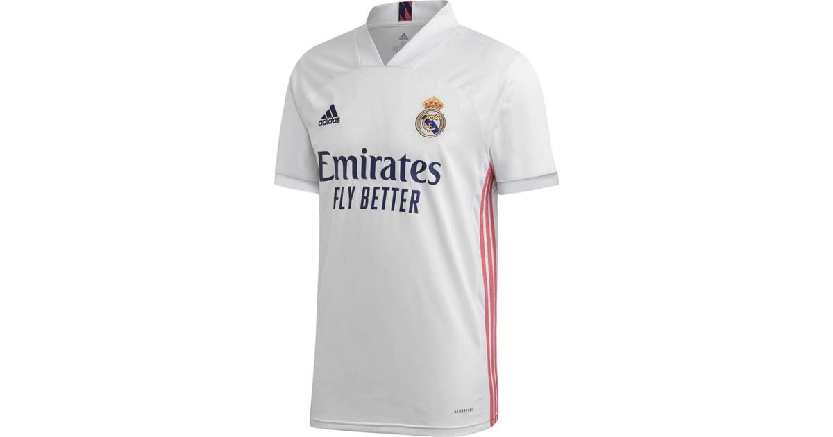 Adidas Real Madrid Home Jersey 20/21 Sr • Se priser »