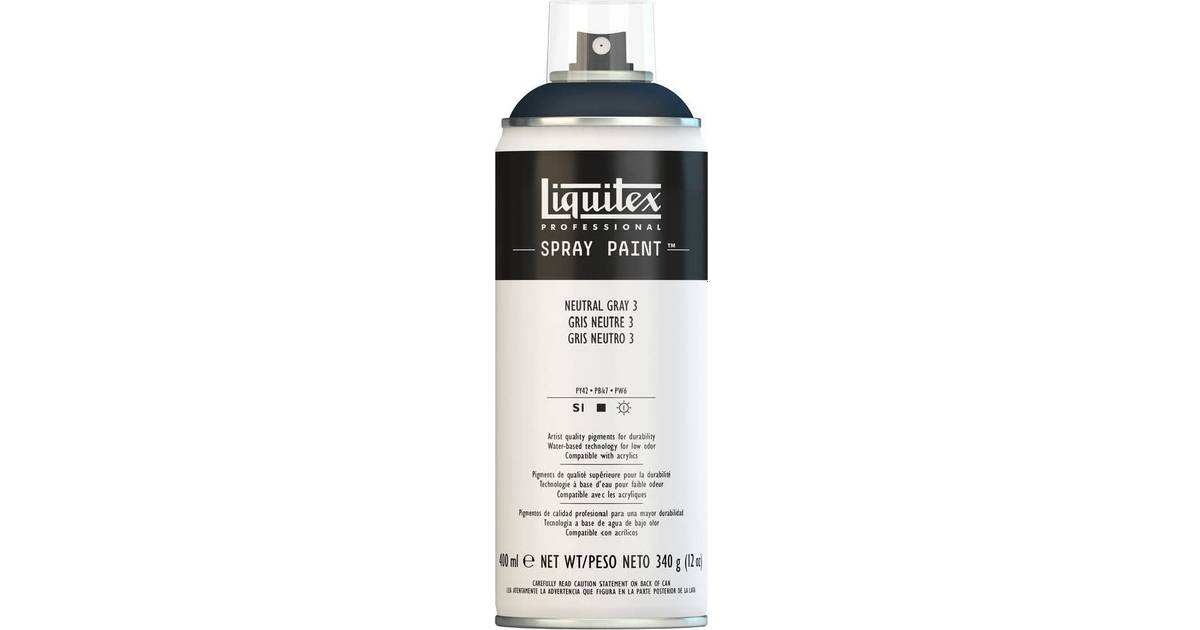 Liquitex Spray Paint Neutral Gray 3 3599 400ml • Se priser hos os »