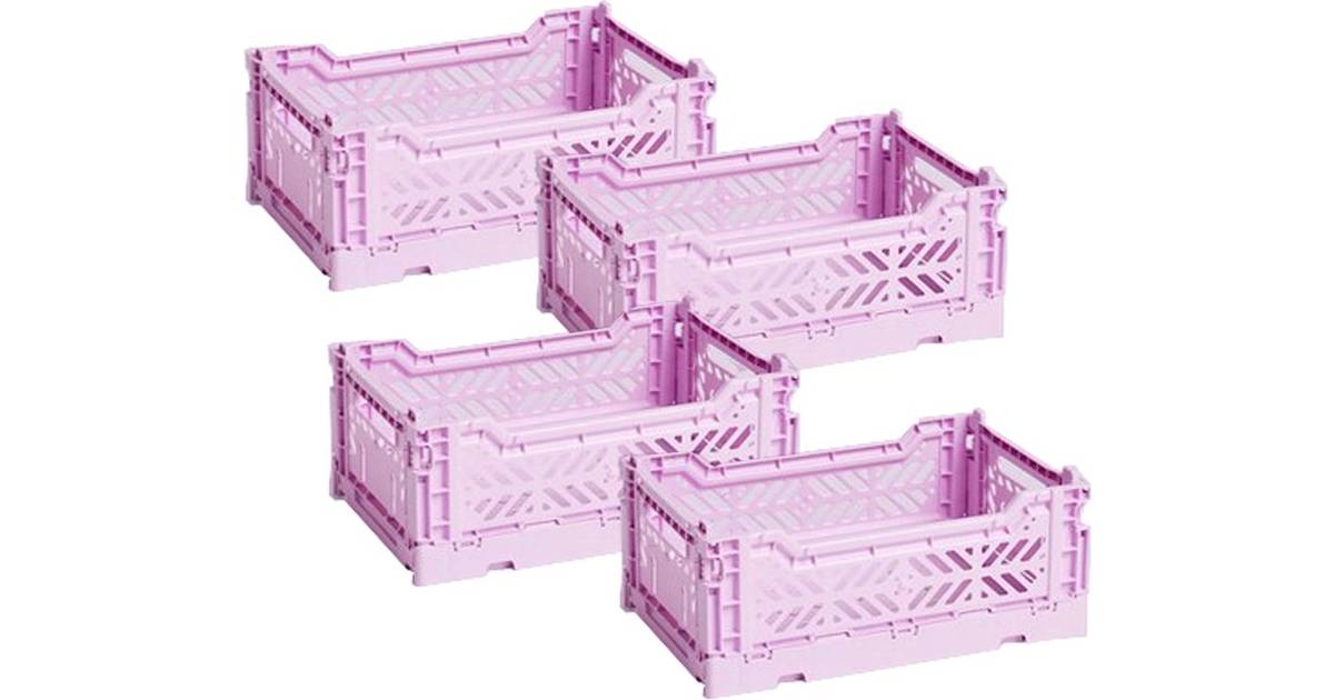 Hay Colour Crate Small Opbevaringskasse 4stk • Pris »