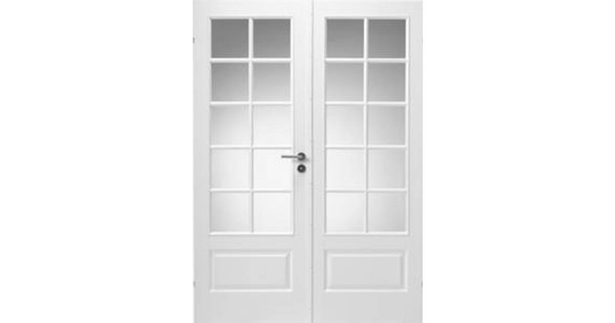 Swedoor Compact SP10 Double Door Indvendig dør Klar glas S 0502-Y  (80x210cm) • Pris »