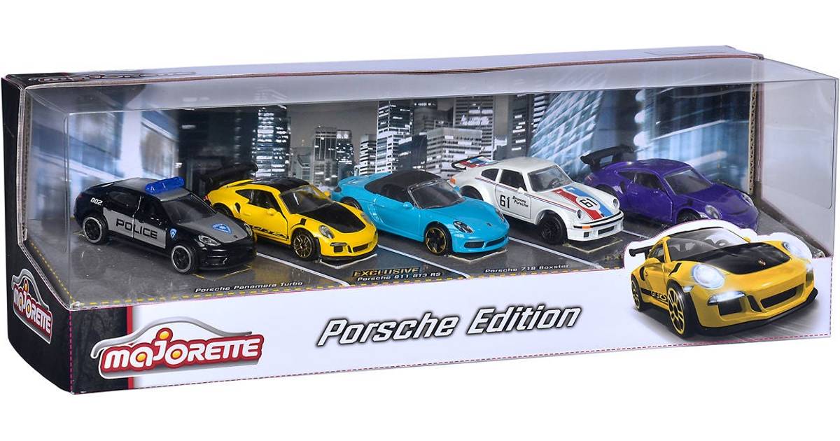 Majorette Porsche 5pcs Giftpack • Se laveste pris nu