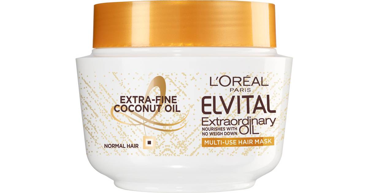 L'Oréal Paris Elvive Extraordinary Oil Coconut Hair Mask 300ml • Pris »
