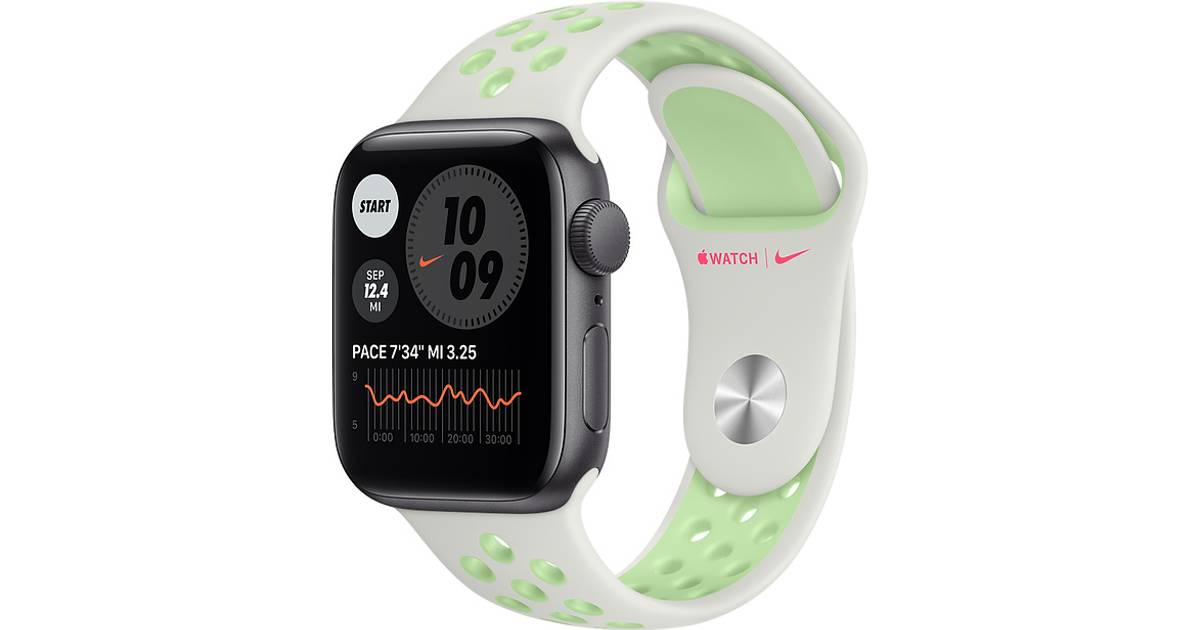 grinende At hoppe Trænge ind Apple Watch Nike SE 44mm with Sport Band • Se pris