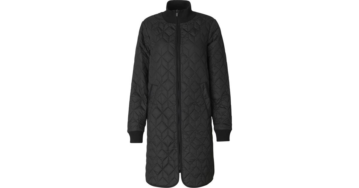 Ilse Jacobsen Padded Quilt Coat - Black • Se priser »