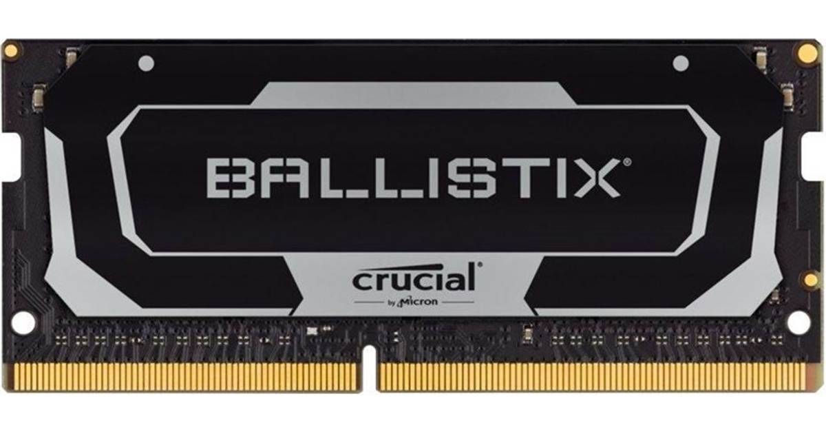 Crucial Ballistix SO-DIMM DDR4 3200MHz 32GB (BL32G32C16S4B) • Se priser nu »