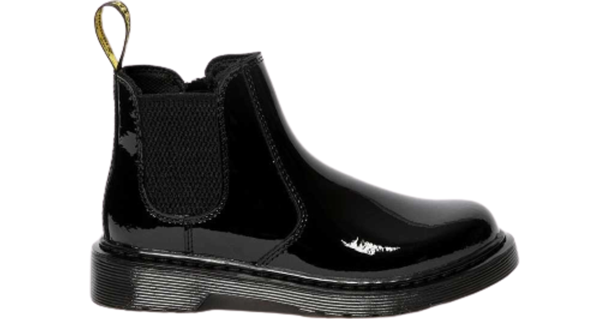 Dr Martens Junior 2976 Chelsea Boots - Black Patent Lamper • Pris »