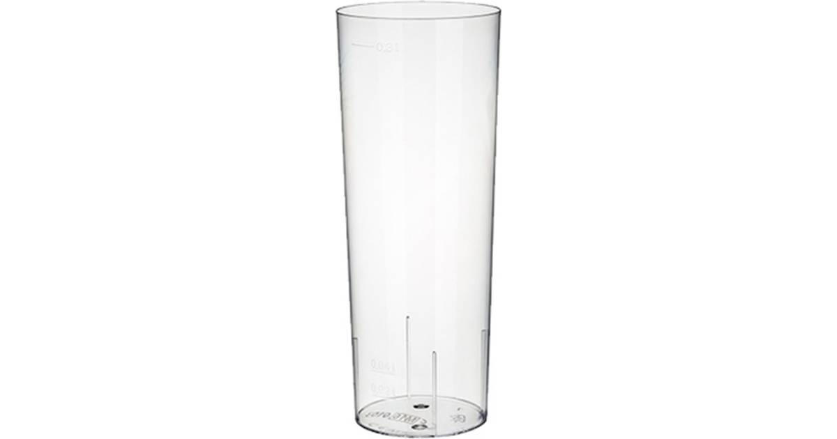 Luxury Plastic Long Drinksglas 30 cl 10 stk • Se pris