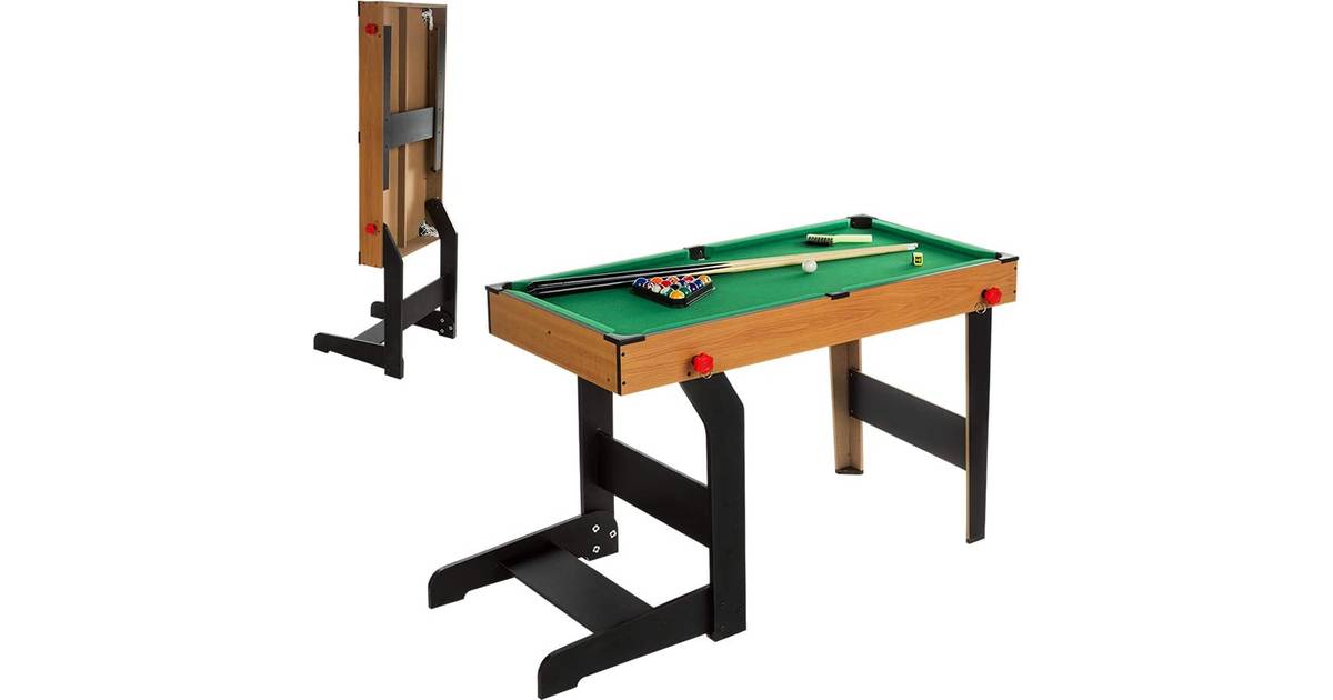 Colorbaby American Pool Table Folding Billiard Table • Se priser nu »