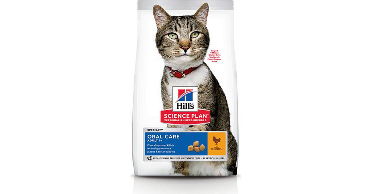 Hill's Science Plan Feline Adult Oral Care Chicken 7kg • Pris »