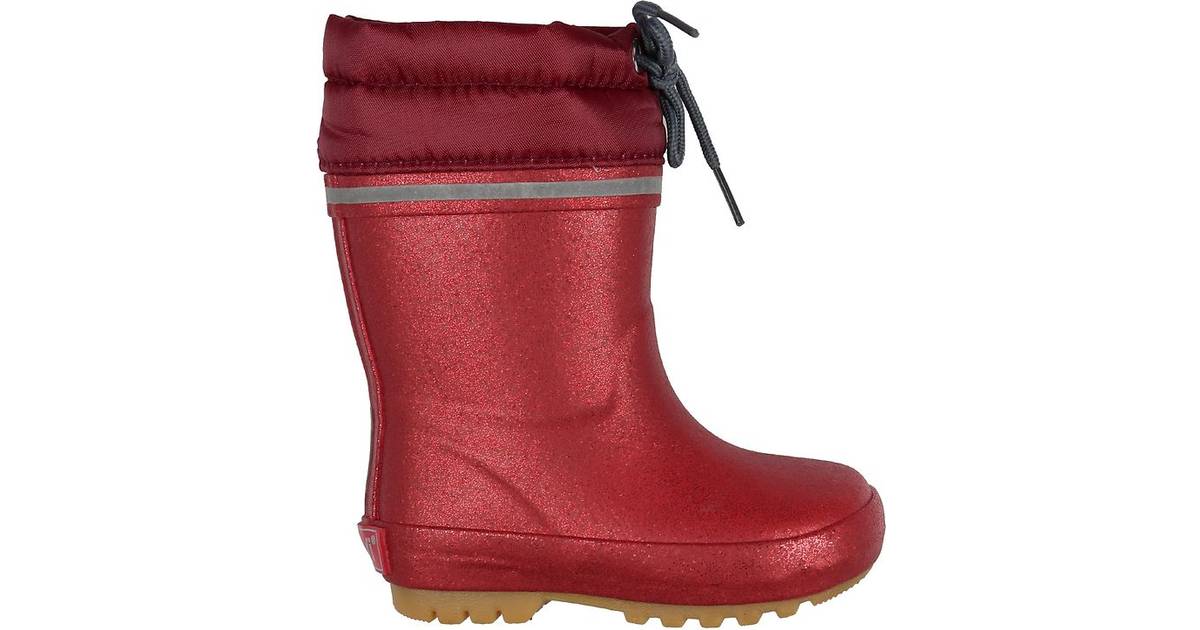 CeLaVi Wellies Thermal Giltter Lace Up - Rio Red • Pris »
