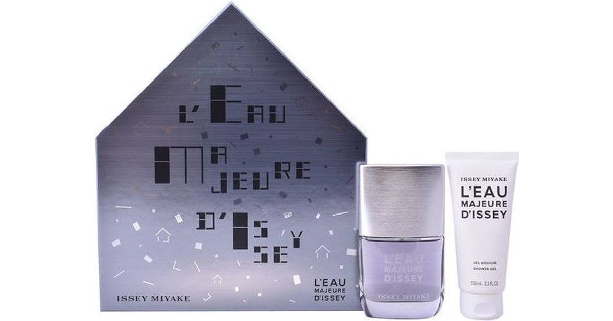 Issey Miyake L'Eau Majeure Gift Set EdT 50ml + Shower Gel 100ml • Se priser  nu »