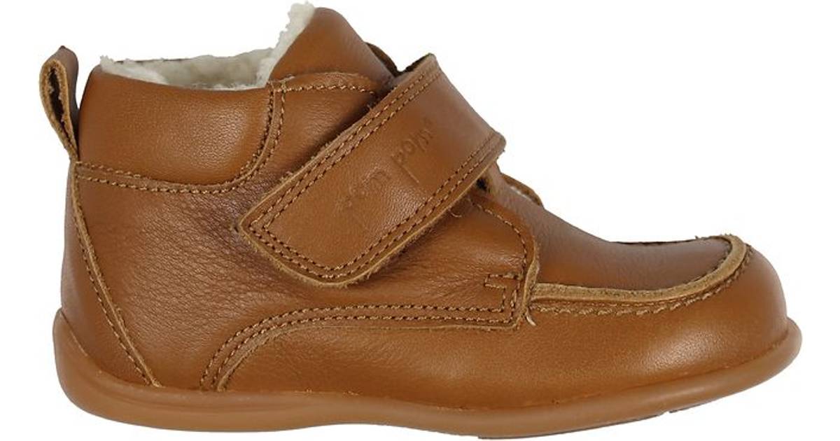 Pom Pom Beginner shoes with Wool Lining - Camel • Pris »