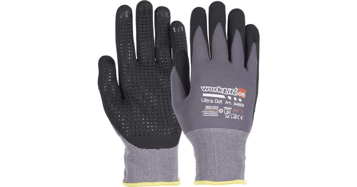 Otto Schachner Worklife Ultra Dot Gloves 12-pack • Pris »