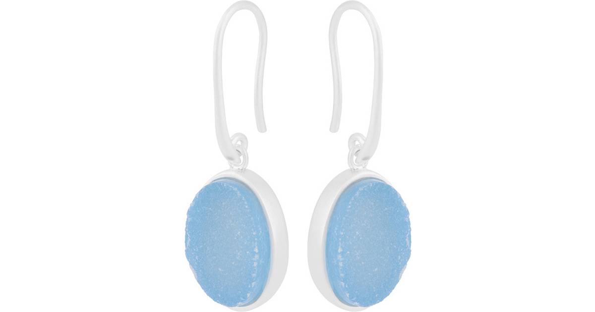 Pernille Corydon Shallow Earrings - Silver/Blue • Pris »