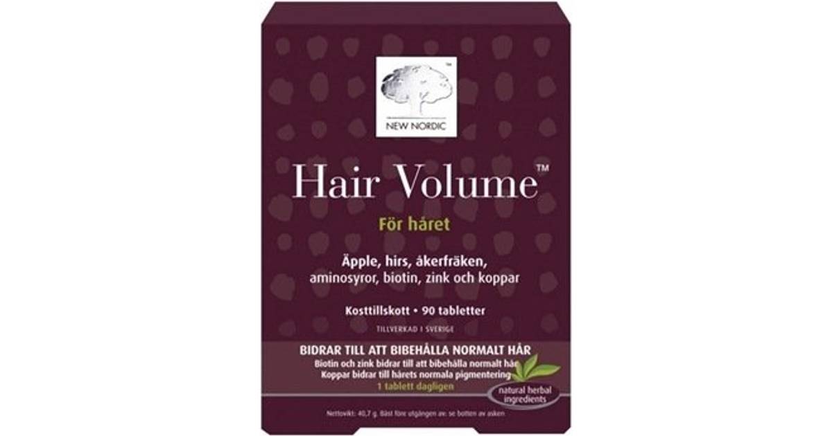 New Nordic Hair Volume 90 stk • Se laveste pris nu