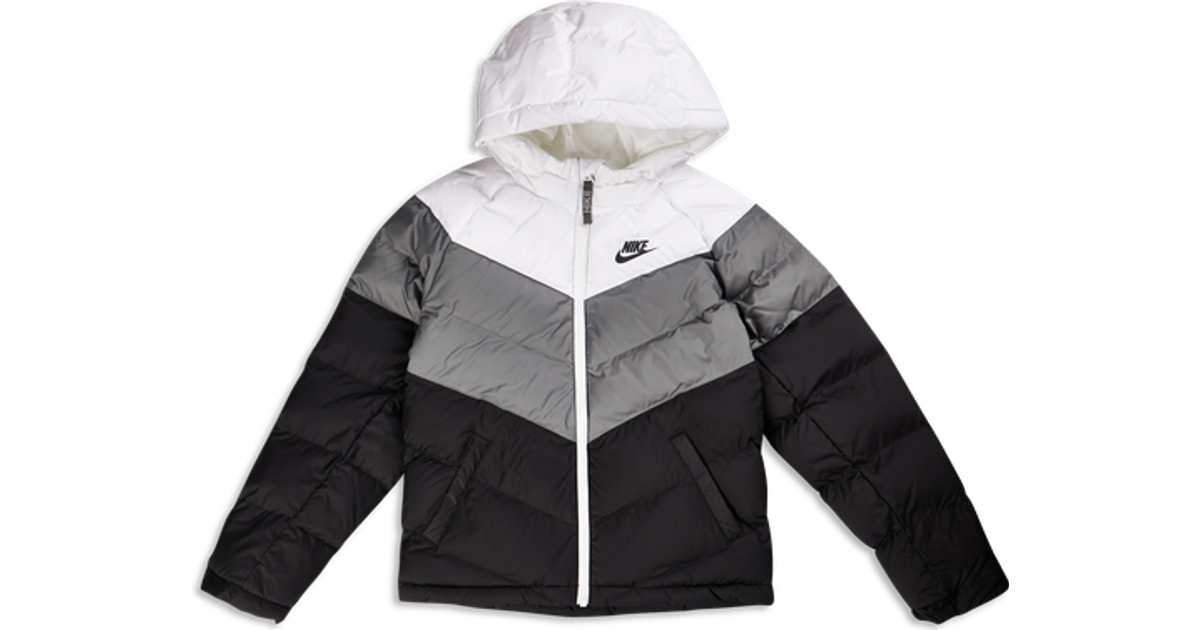 Nike Older Kid's Fill Jacket - White/Smoke Grey/Black/Black (CU9157-103) •  Pris »