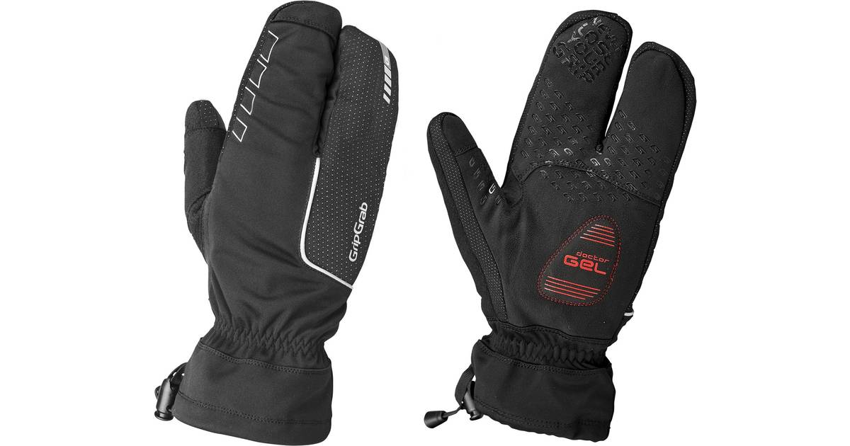 Gripgrab Nordic Windproof Deep Winter Lobster Glove Men - Black • Pris »