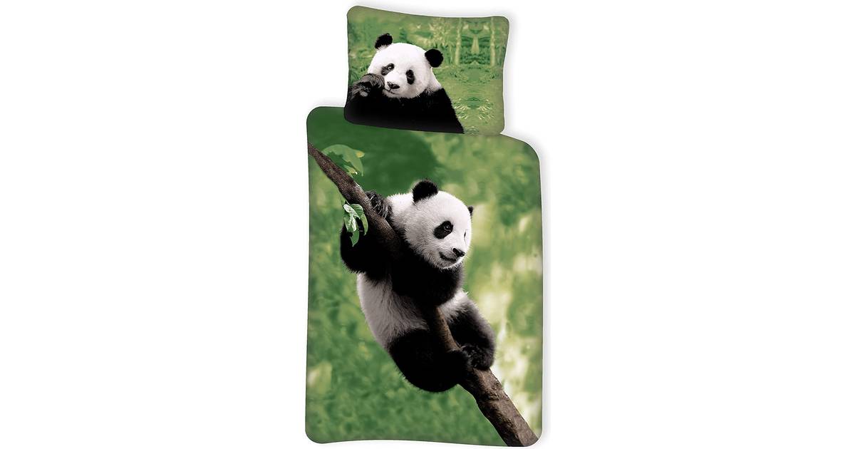 BrandMac Panda Klatre Sengetøj 140x200cm • Se pris »